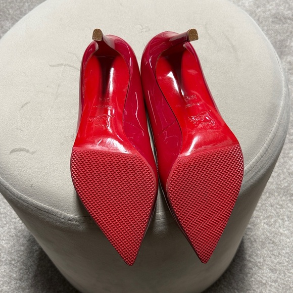 Christian Louboutin Glossy Red Heels - Picture 7 of 9